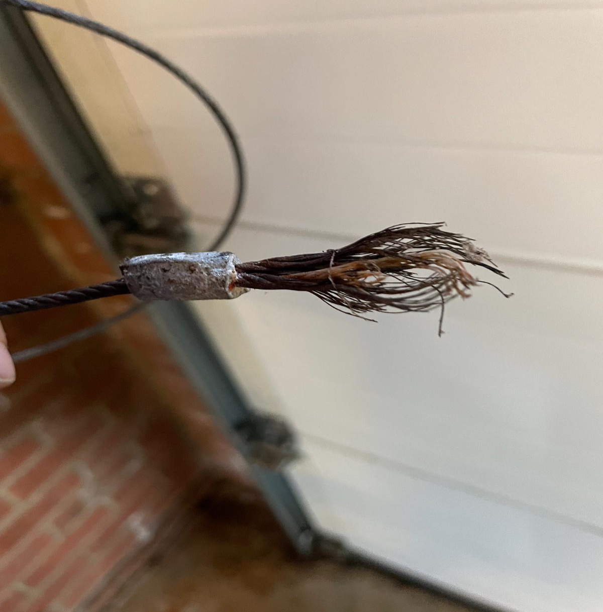 Up and Over Garage door cable repair