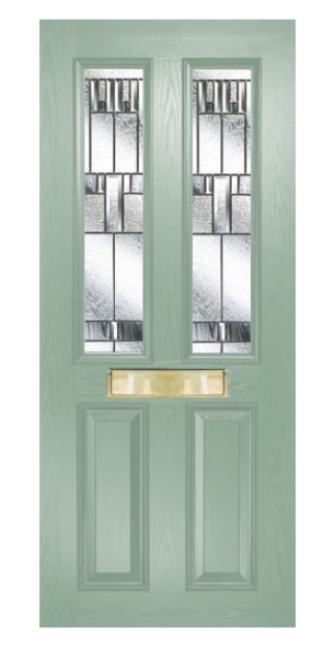 composite door - green